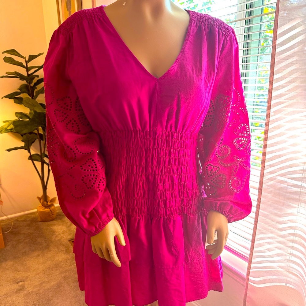 INC (Macy’s) ladies, fuchsia pink dress